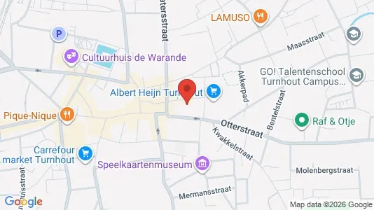 Apartments for rent i Turnhout - kort over placeringen