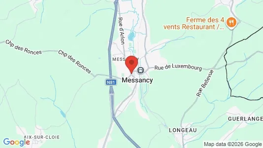 Houses for rent i Messancy - kort over placeringen