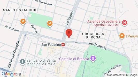Rooms for rent i Brescia - kort over placeringen