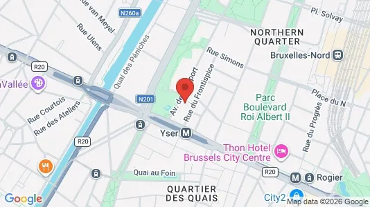 Apartments for rent i Stad Brussel - kort over placeringen