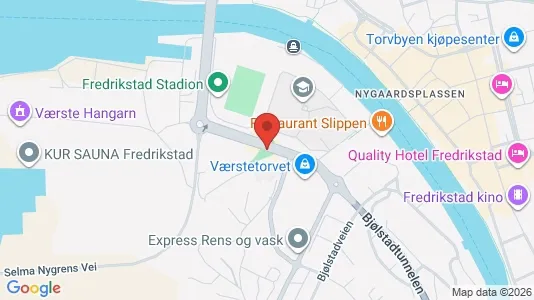 Apartments for rent i Fredrikstad - kort over placeringen