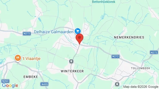 Houses for rent i Galmaarden - kort over placeringen