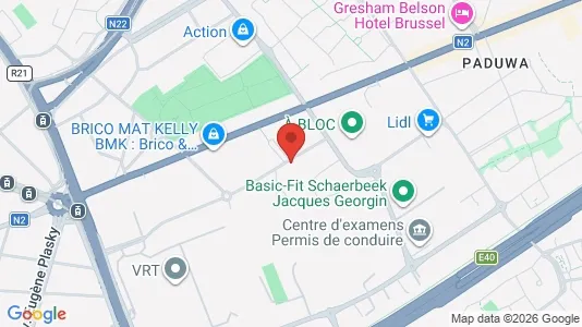 Apartments for rent in Brussels Schaarbeek - Photo from Google Street View