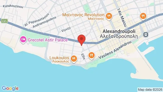 Apartments for rent i Alexandroupoli - kort over placeringen