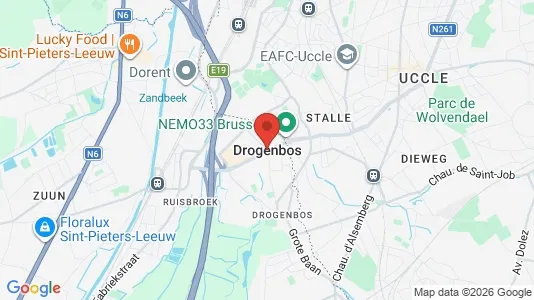 Apartments for rent i Drogenbos - kort over placeringen