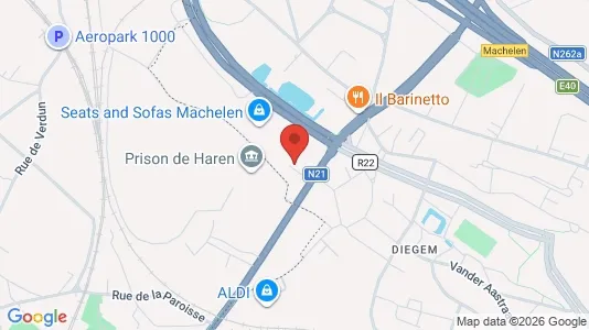 Apartments for rent i Machelen - kort over placeringen