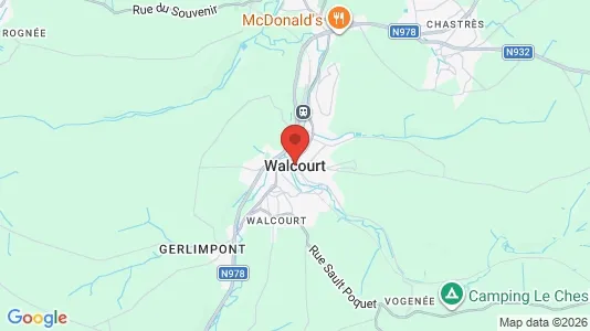 Apartments for rent i Walcourt - kort over placeringen