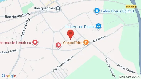 Apartments for rent i La Louvière - kort over placeringen