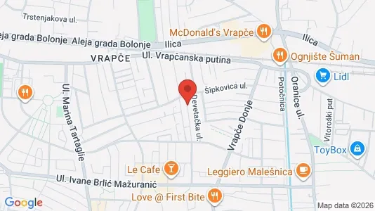 Apartments for rent i Sljeme (Medvednica-Tomislavac) - kort over placeringen