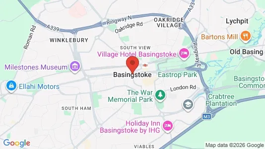 Apartments for rent i Basingstoke - Hampshire - kort over placeringen