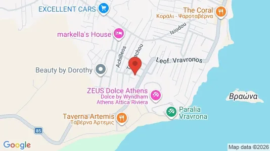 Apartments for rent i Rafina-Pikermi - kort over placeringen