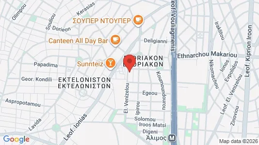 Apartments for rent i Agios Dimitrios - kort over placeringen