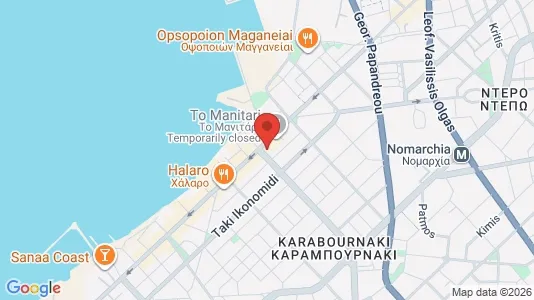 Apartments for rent i Kalamaria - kort over placeringen