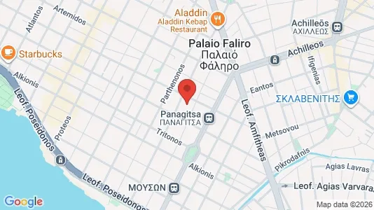 Apartments for rent i Palaio Faliro - kort over placeringen