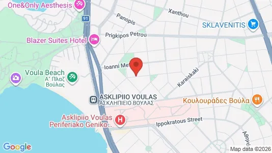 Apartments for rent i Glyfada - kort over placeringen