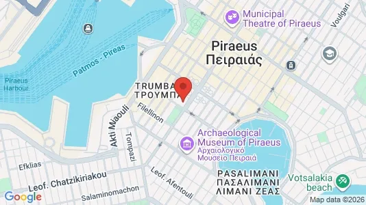 Apartments for rent i Piraeus - kort over placeringen
