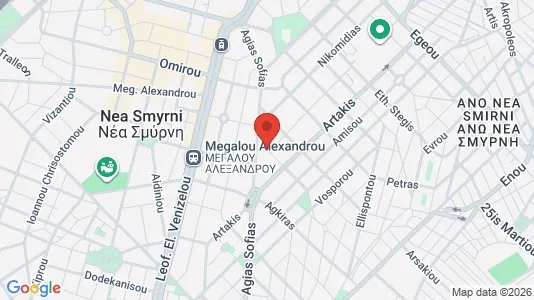 Apartments for rent i Agios Dimitrios - kort over placeringen