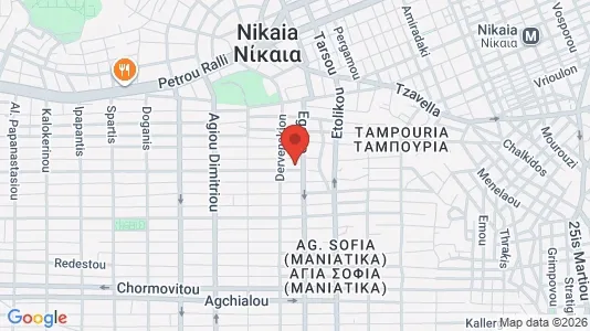 Apartments for rent i Nikaia-Agios Ioannis Rentis - kort over placeringen