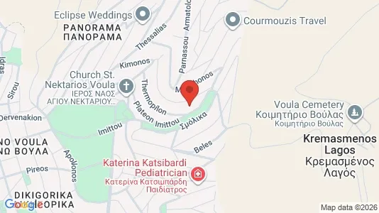 Apartments for rent i Glyfada - kort over placeringen