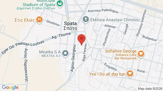 Apartments for rent i Paiania - kort over placeringen