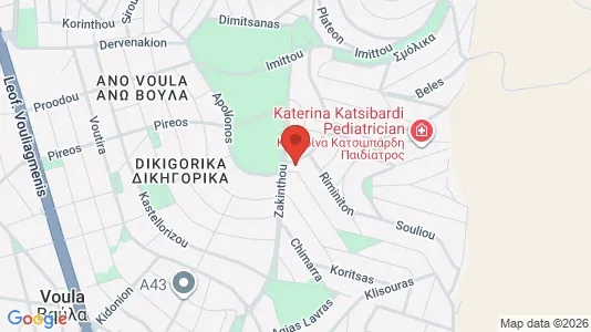 Apartments for rent i Glyfada - kort over placeringen