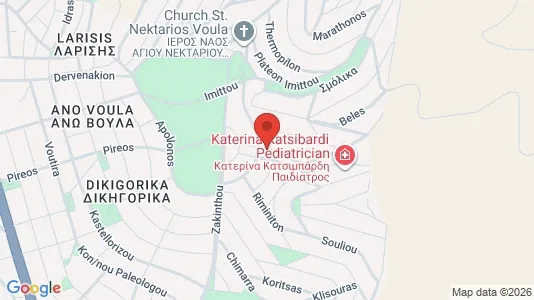 Apartments for rent i Glyfada - kort over placeringen