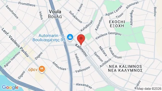 Apartments for rent i Glyfada - kort over placeringen