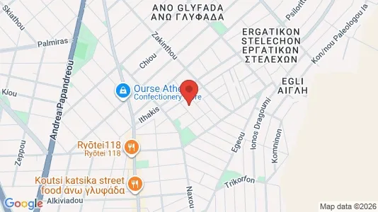 Apartments for rent i Elliniko-Argyroupoli - kort over placeringen
