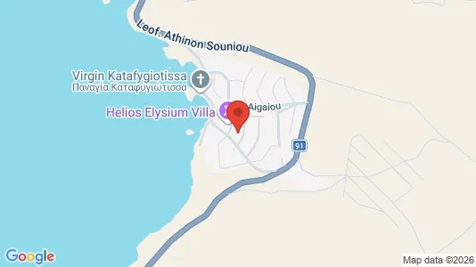 Apartments for rent i Lavreotiki - kort over placeringen