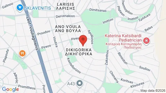 Apartments for rent i Glyfada - kort over placeringen