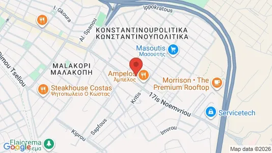 Apartments for rent i Pylaia-Chortiatis - kort over placeringen
