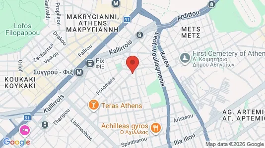 Apartments for rent i Athens Akropoli - kort over placeringen