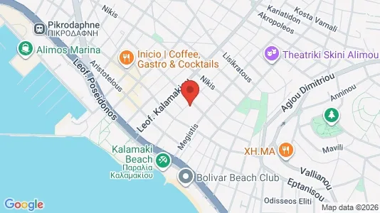 Apartments for rent i Alimos - kort over placeringen