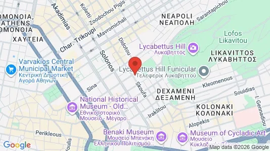 Apartments for rent i Athens Exarchia - kort over placeringen