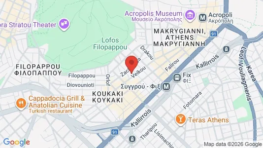 Apartments for rent i Athens Akropoli - kort over placeringen