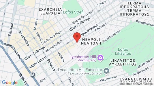 Apartments for rent i Athens Ampelokipoi - kort over placeringen