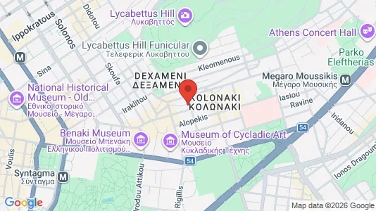 Apartments for rent i Athens Ampelokipoi - kort over placeringen