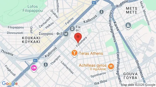 Apartments for rent i Athens Akropoli - kort over placeringen