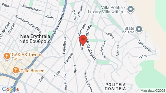 Apartments for rent i Kifisia - kort over placeringen