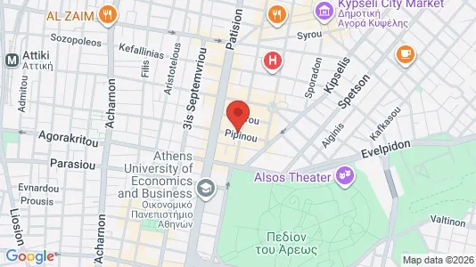 Apartments for rent i Athens Agios Nikolaos - kort over placeringen