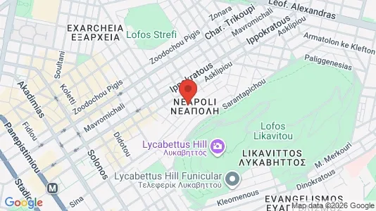 Apartments for rent i Athens Ampelokipoi - kort over placeringen