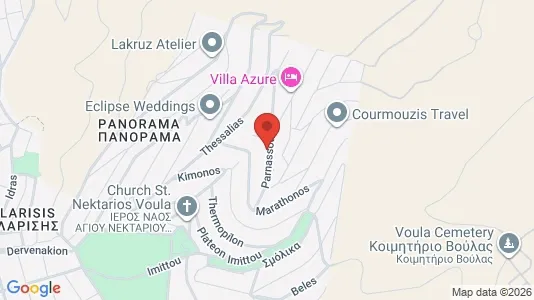 Apartments for rent i Glyfada - kort over placeringen