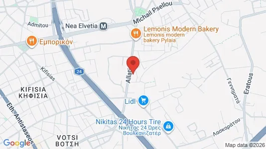 Apartments for rent i Pylaia-Chortiatis - kort over placeringen