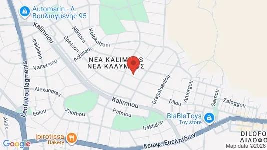 Apartments for rent i Glyfada - kort over placeringen