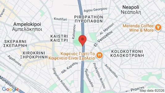 Apartments for rent in Ampelokipoi-Menemeni - Photo from Google Street View