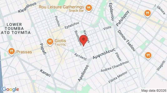 Apartments for rent i Pylaia-Chortiatis - kort over placeringen