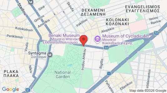 Apartments for rent i Athens Monastiraki - kort over placeringen