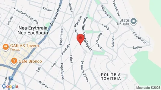 Apartments for rent i Kifisia - kort over placeringen