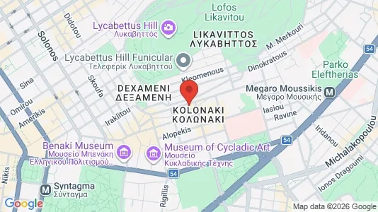 Apartments for rent i Athens Ampelokipoi - kort over placeringen