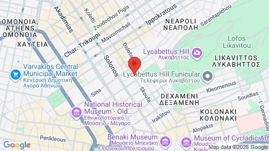 Apartments for rent i Athens Exarchia - kort over placeringen